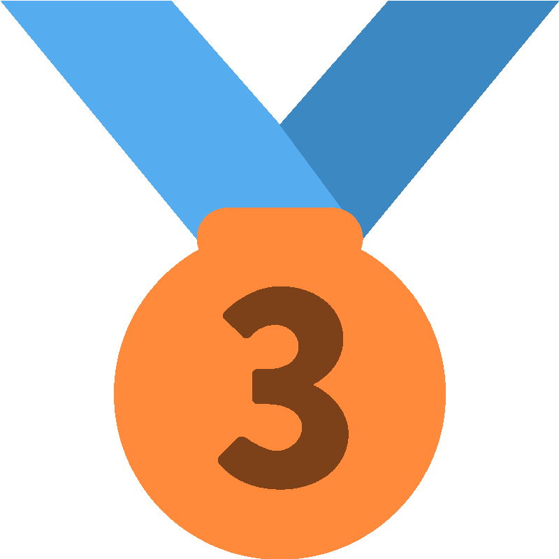 Sticker 3rd Place Medal