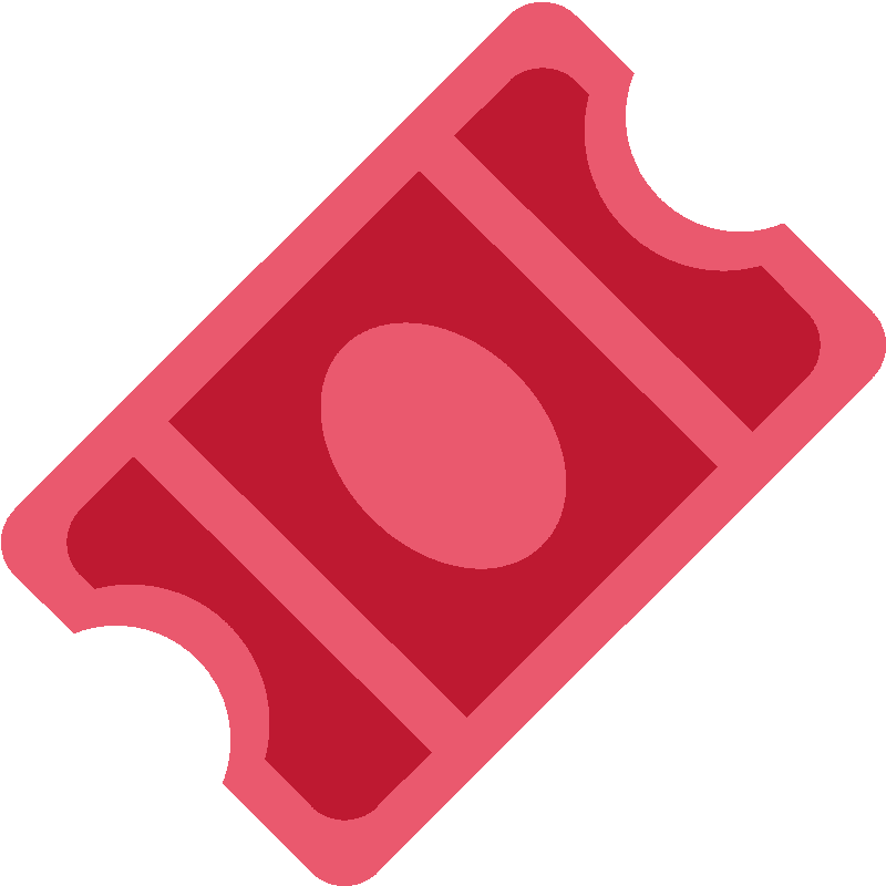 Sticker Admission Tickets