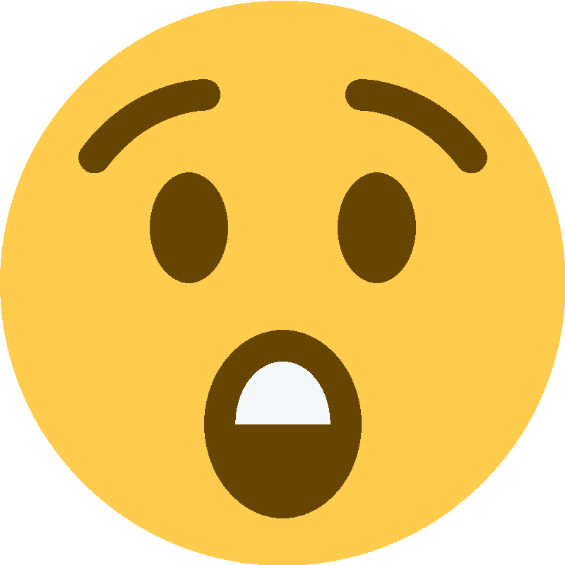 Sticker Astonished Face