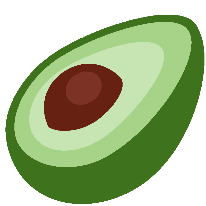 Sticker Avocado