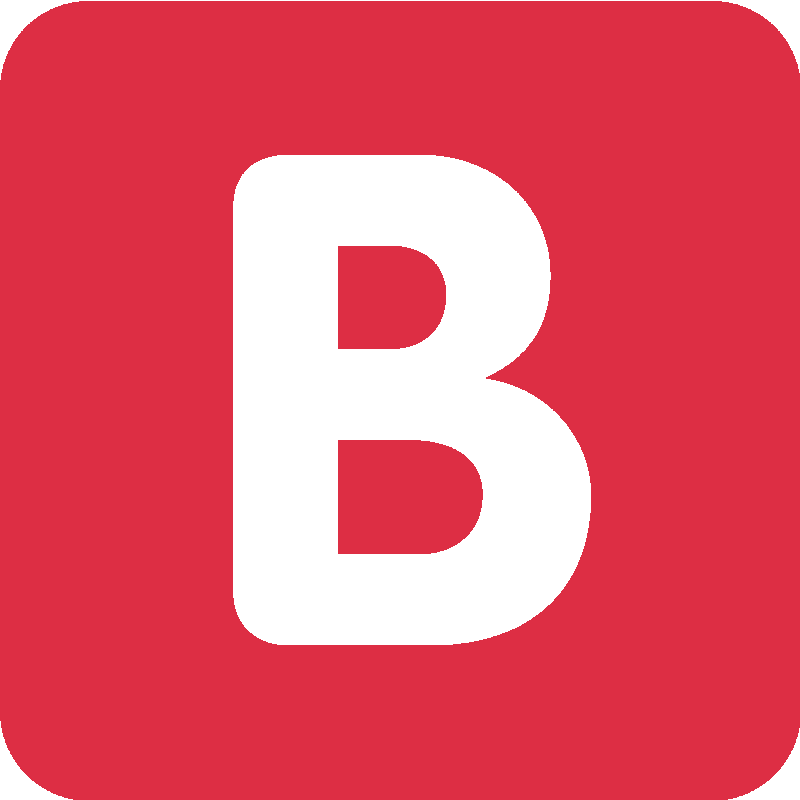 Sticker B Button (blood Type)