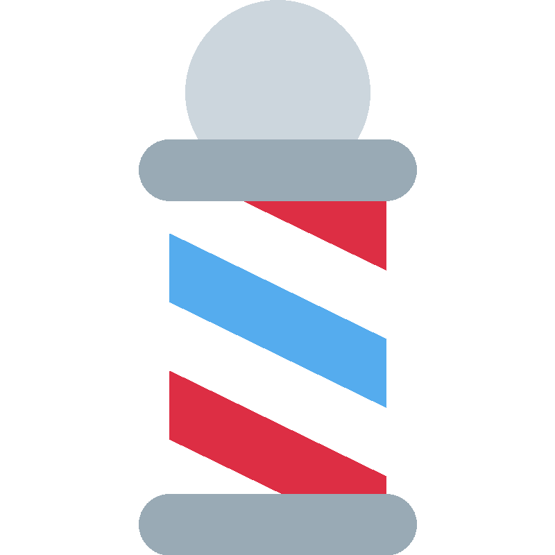 Sticker Barber Pole