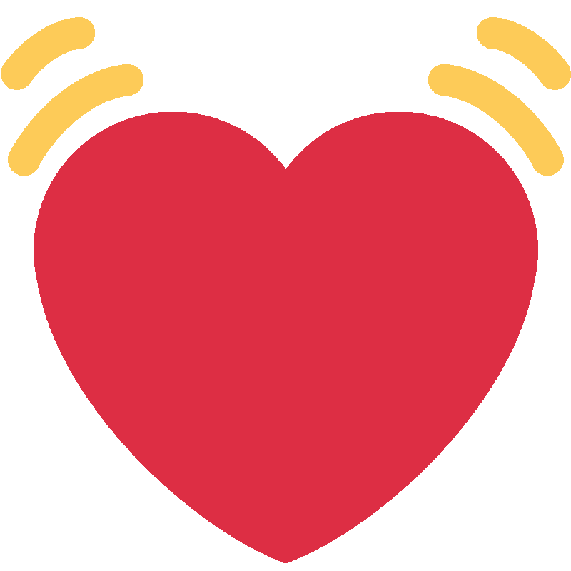 Sticker Beating Heart