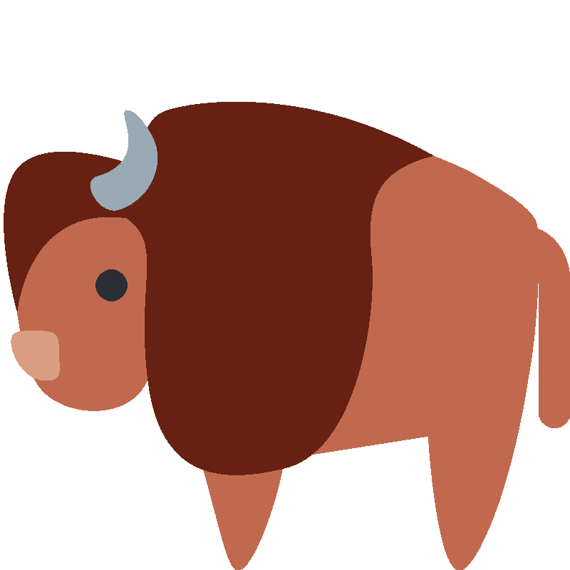 Sticker Bison