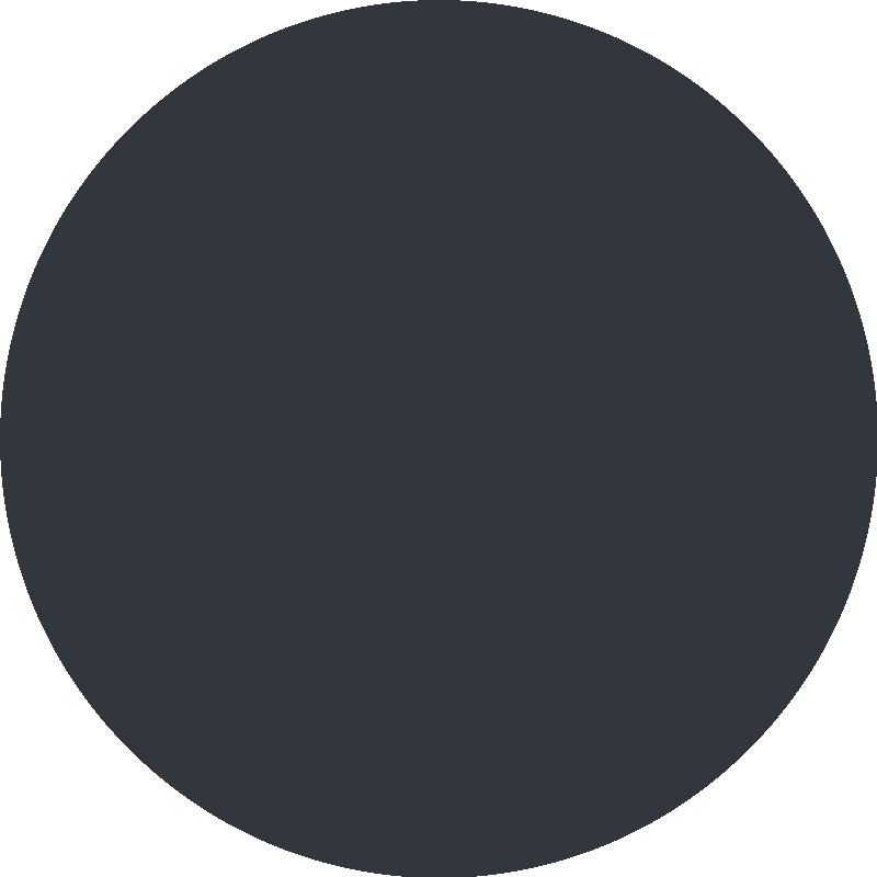 Sticker Black Circle
