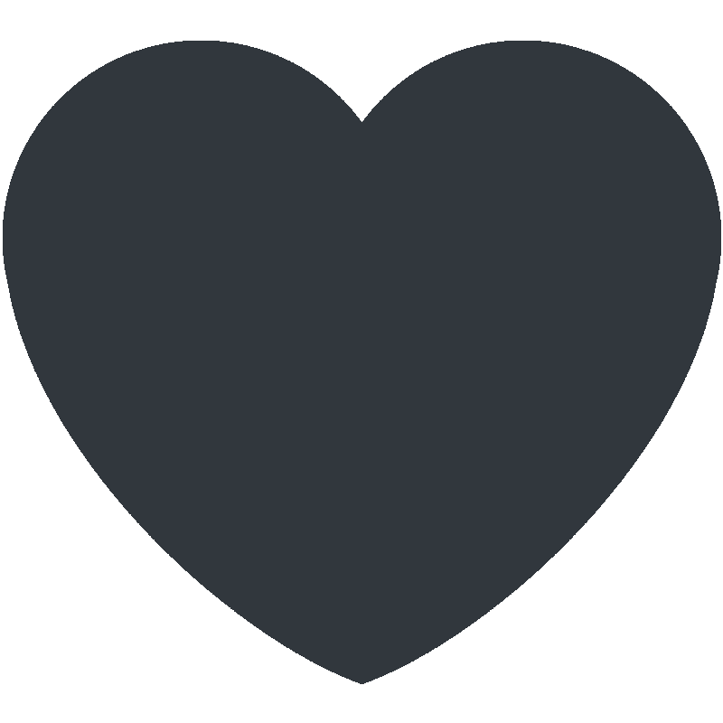 Sticker Black Heart