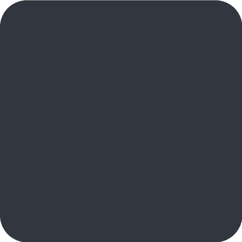Sticker Black Large Square