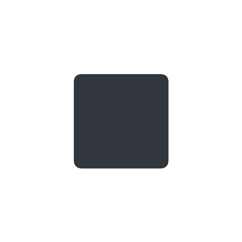 Sticker Black Small Square
