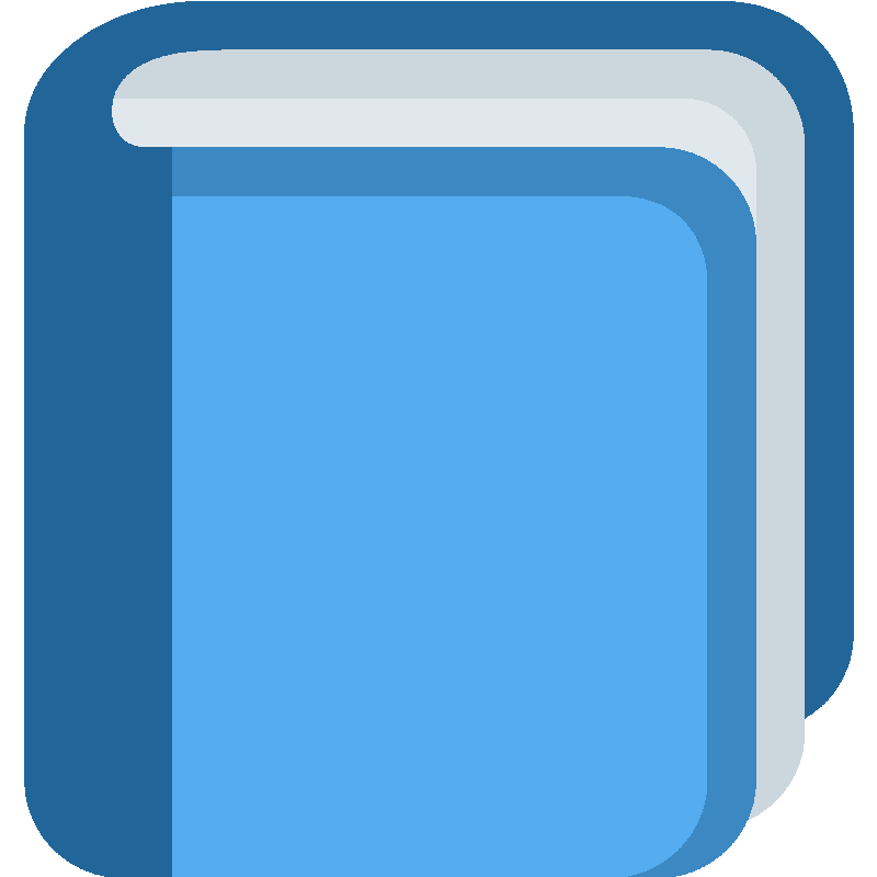 Sticker Blue Book