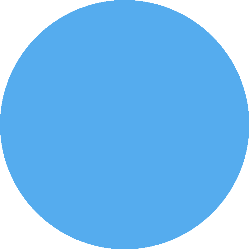 Sticker Blue Circle