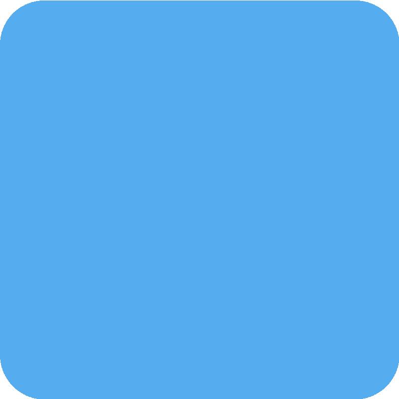 Sticker Blue Square