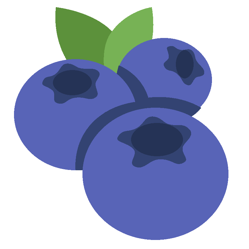 Sticker Blueberries