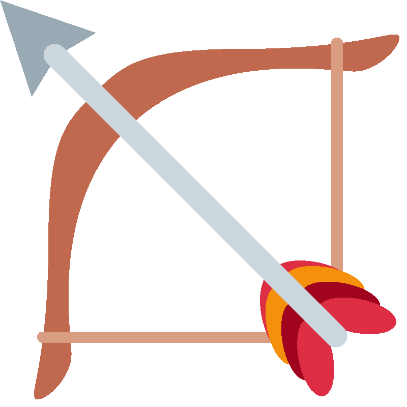 Sticker Bow And Arrow