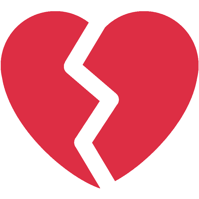 Sticker Broken Heart