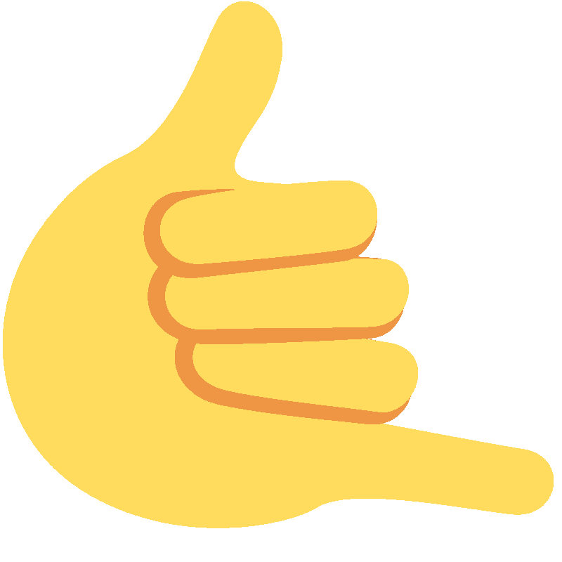 Sticker Call Me Hand