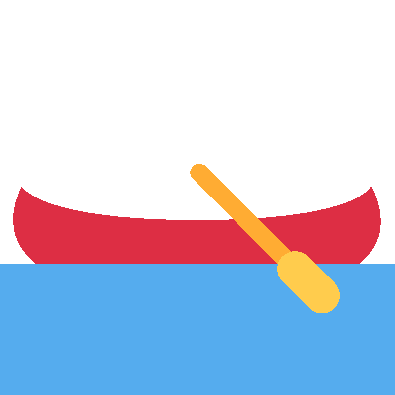 Sticker Canoe