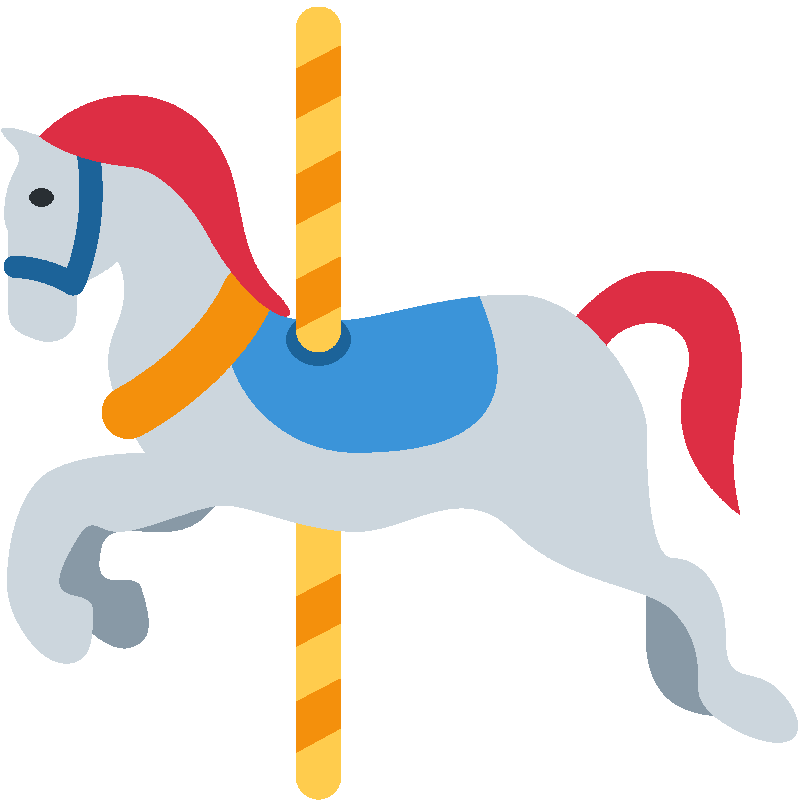Sticker Carousel Horse
