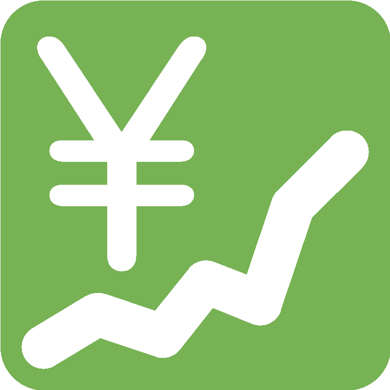 Sticker Chart Increasing With Yen