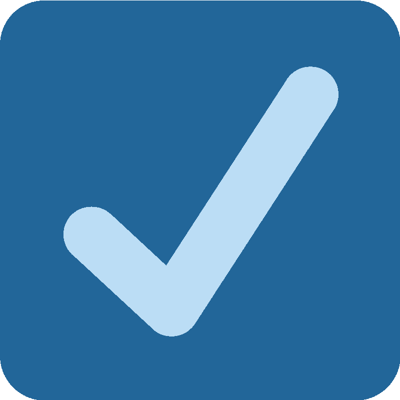 Sticker Check Box With Check