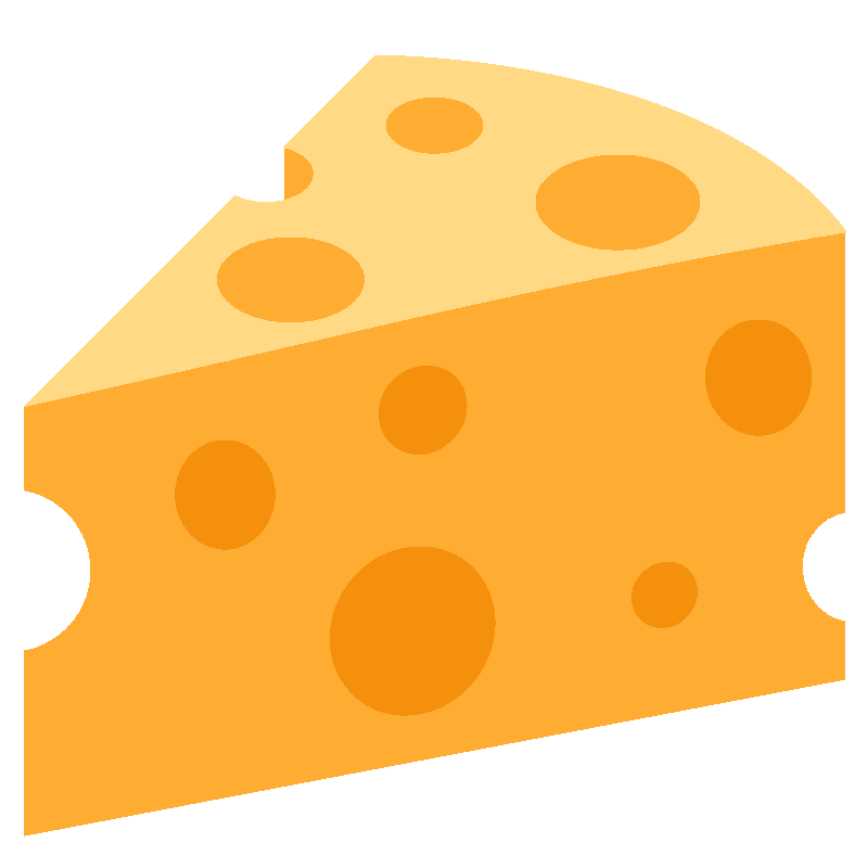 Sticker Cheese Wedge