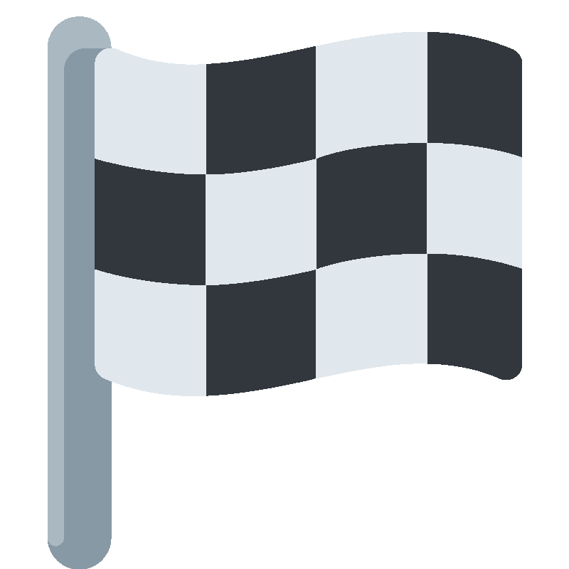 Sticker Chequered Flag