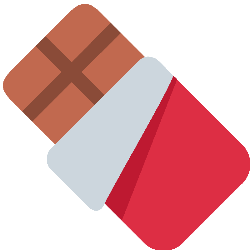Sticker Chocolate Bar