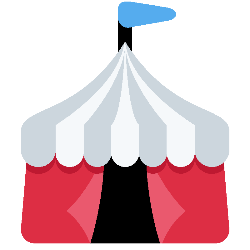 Sticker Circus Tent