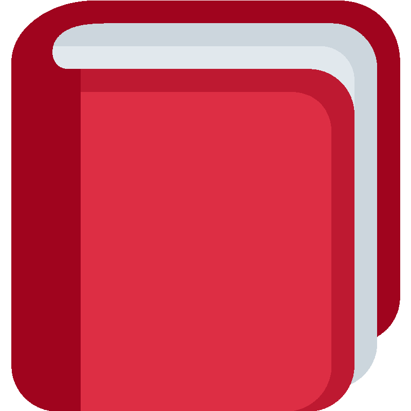 Sticker Closed Book