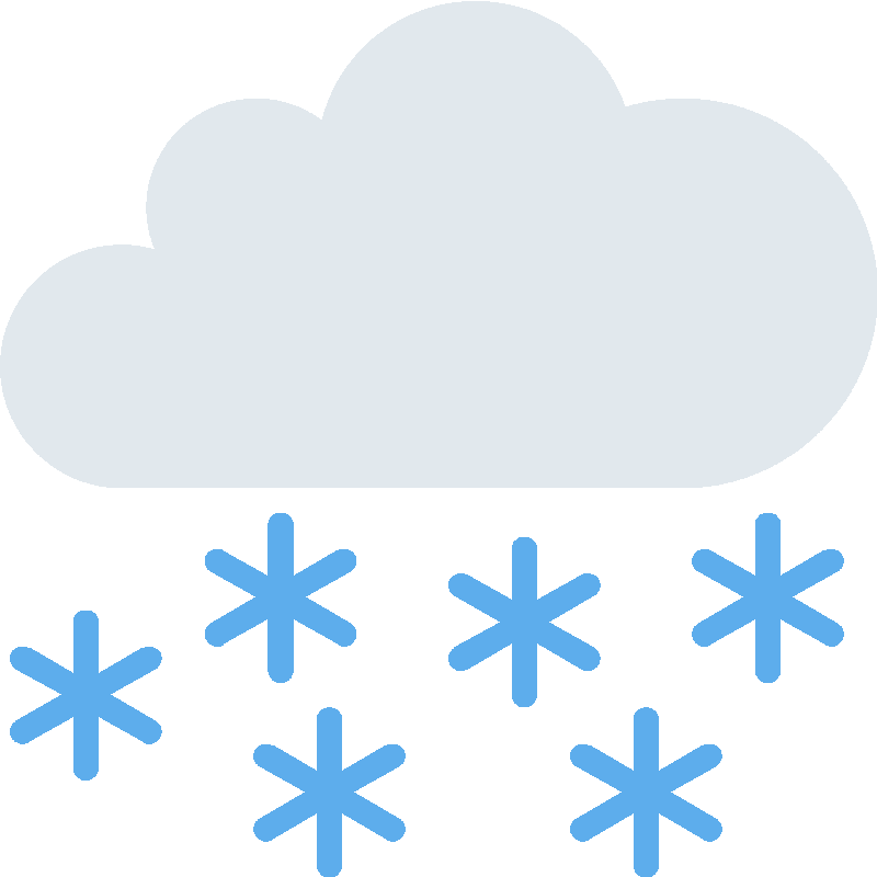 Sticker Cloud With Snow