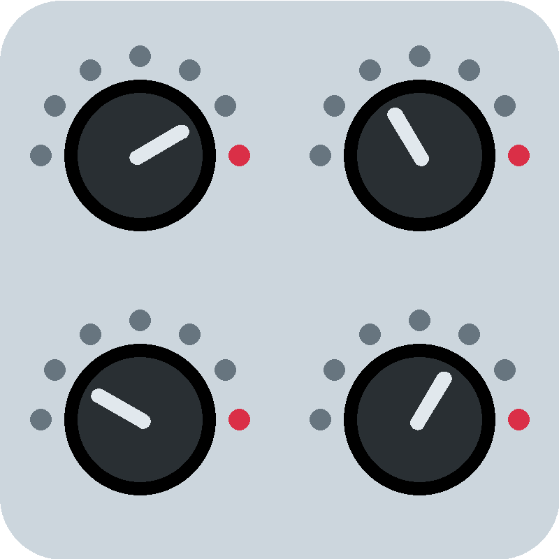 Sticker Control Knobs