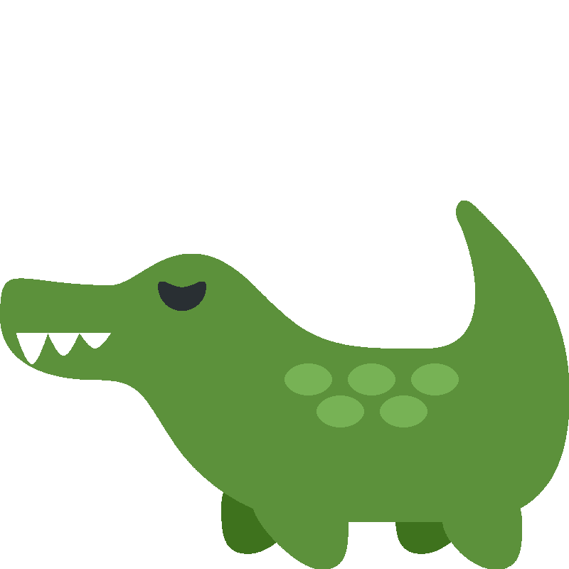 Sticker Crocodile