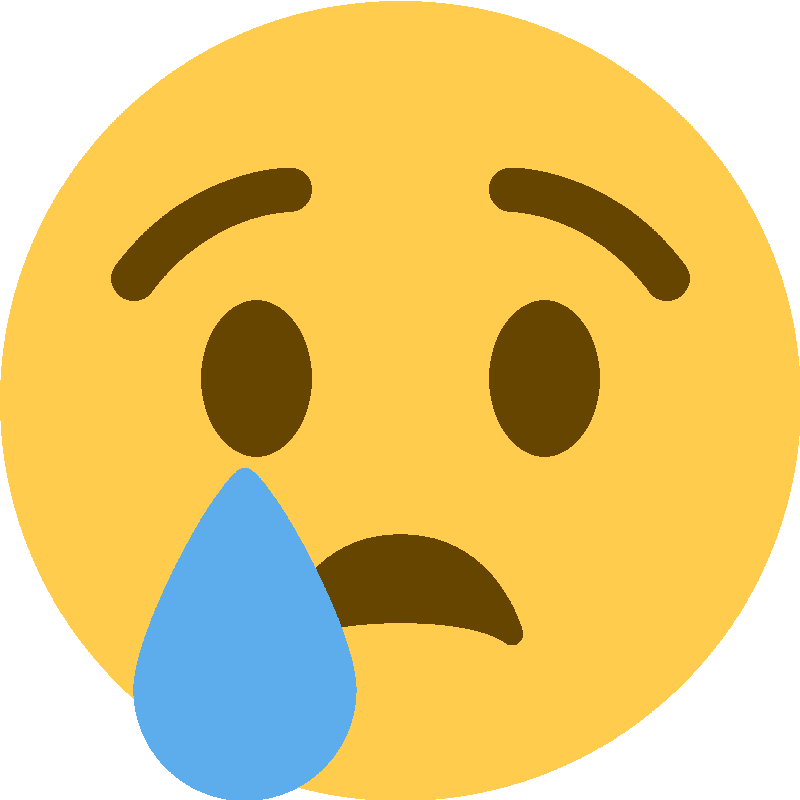Sticker Crying Face