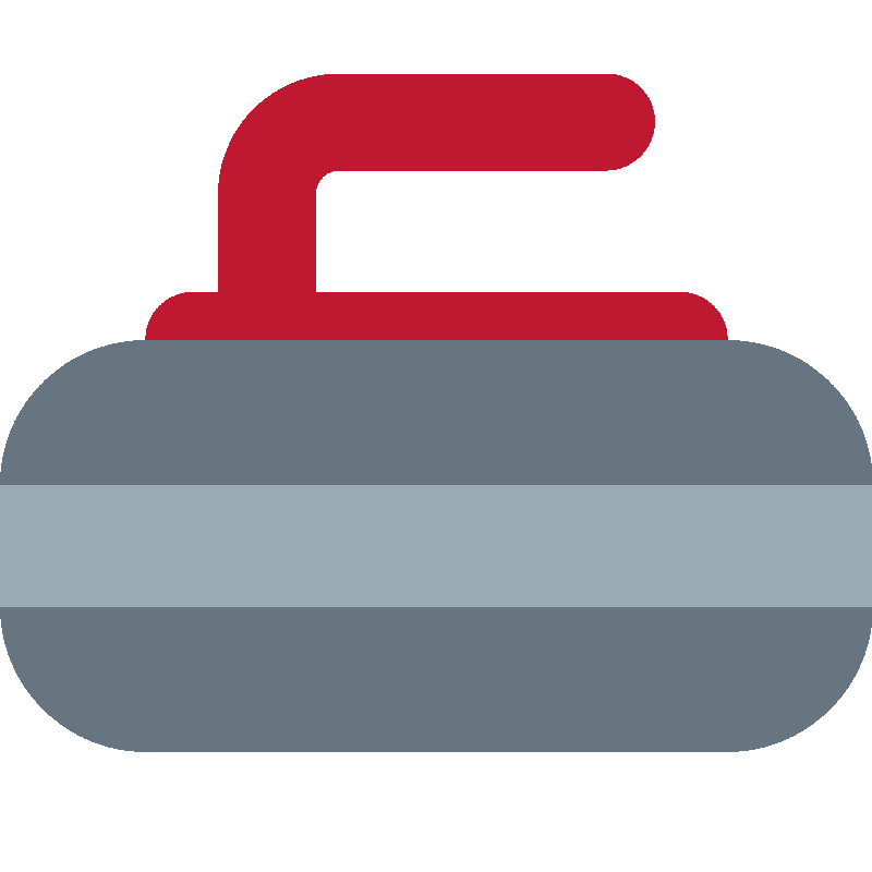 Sticker Curling Stone