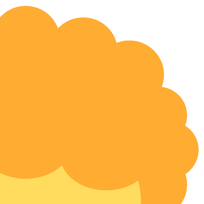 Sticker Curly Hair