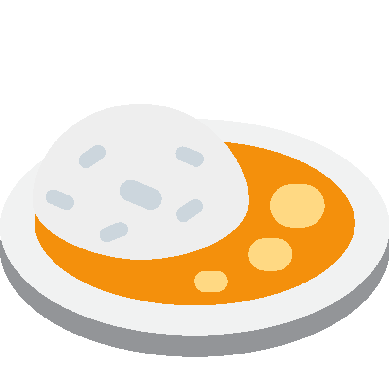 Sticker Curry Rice