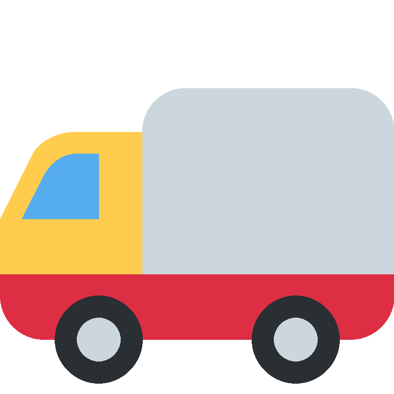 Sticker Delivery Truck