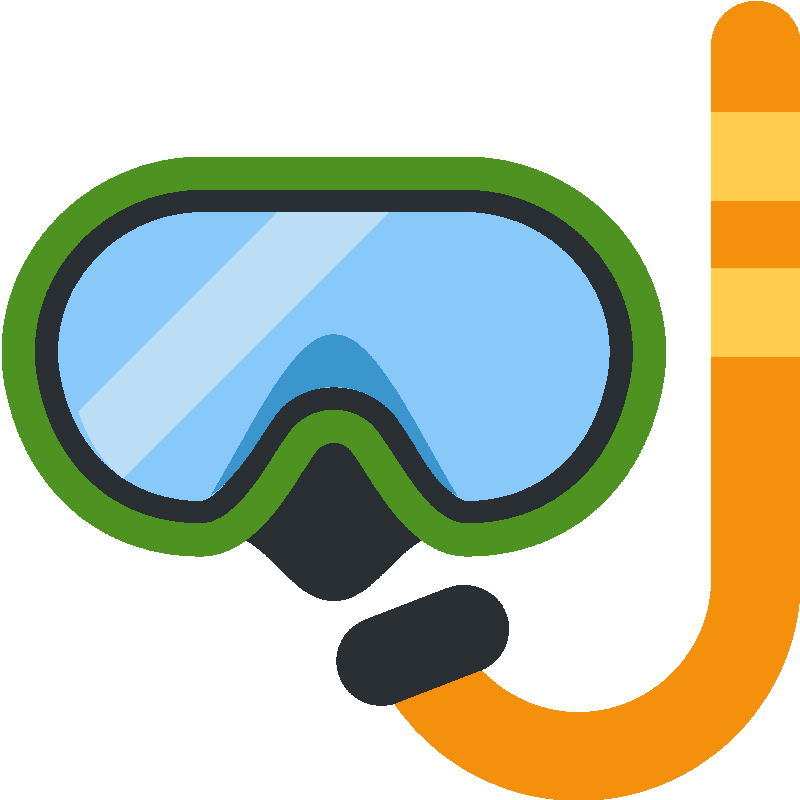Sticker Diving Mask