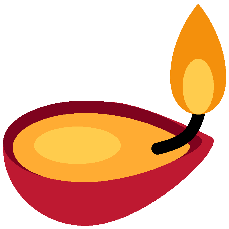 Sticker Diya Lamp