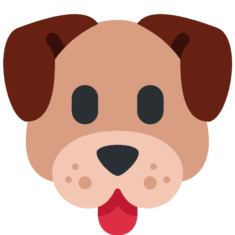 Sticker Dog Face