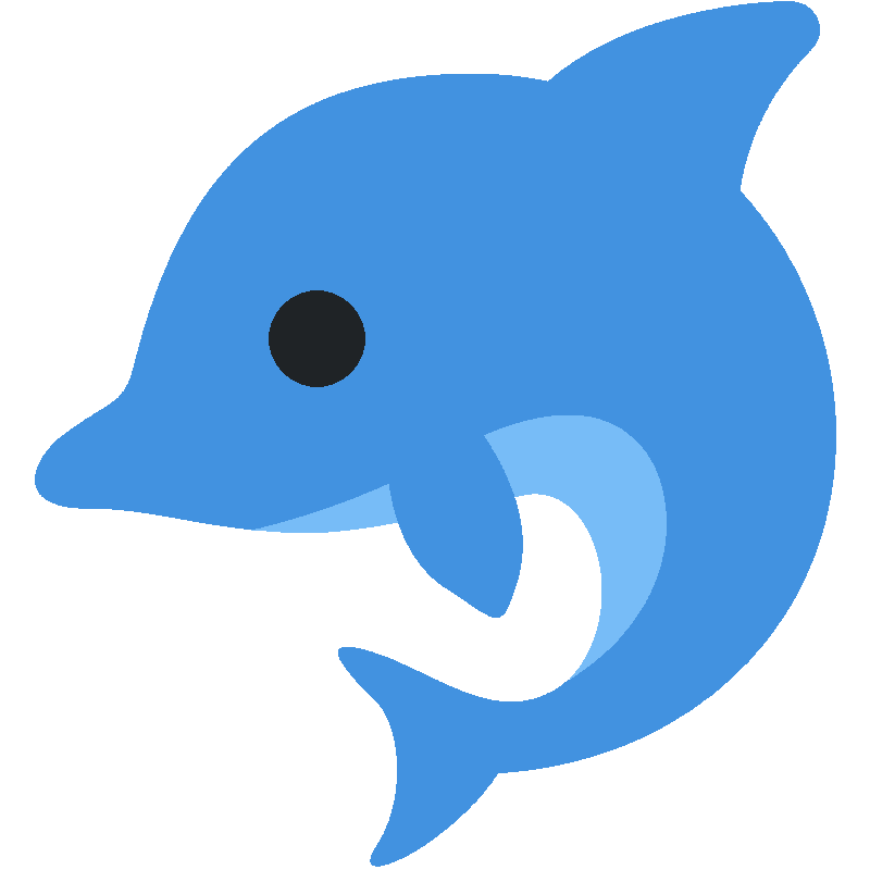 Sticker Dolphin