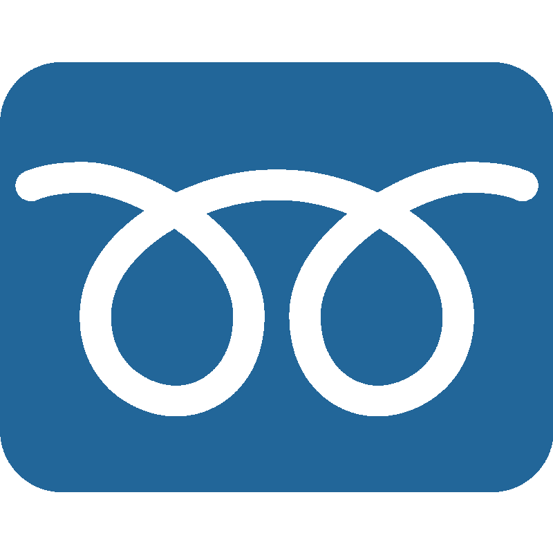 Sticker Double Curly Loop