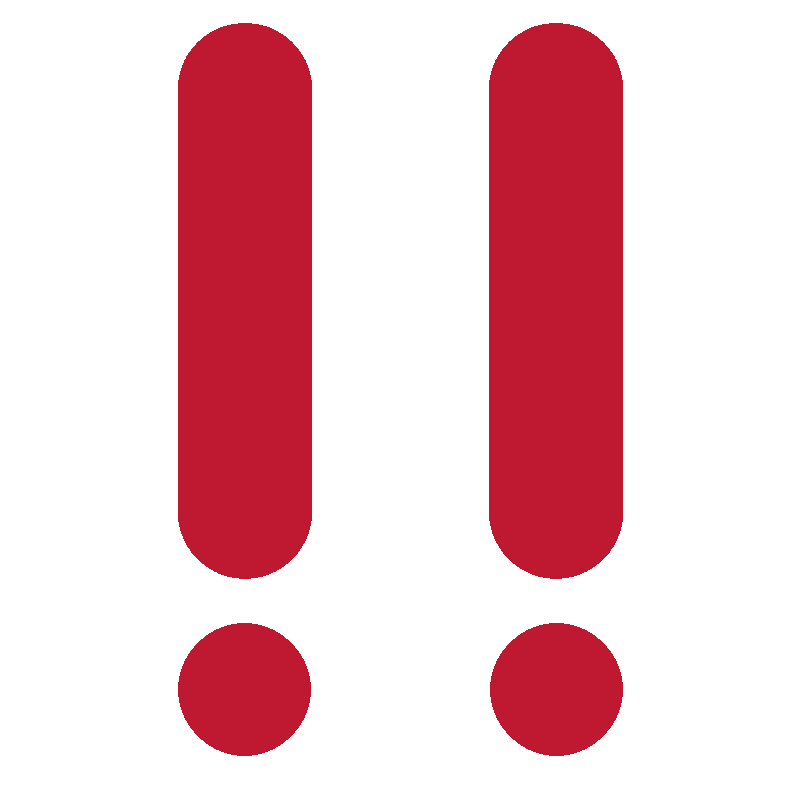 Sticker Double Exclamation Mark