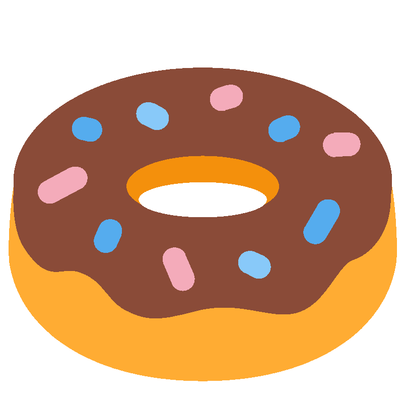 Sticker Doughnut