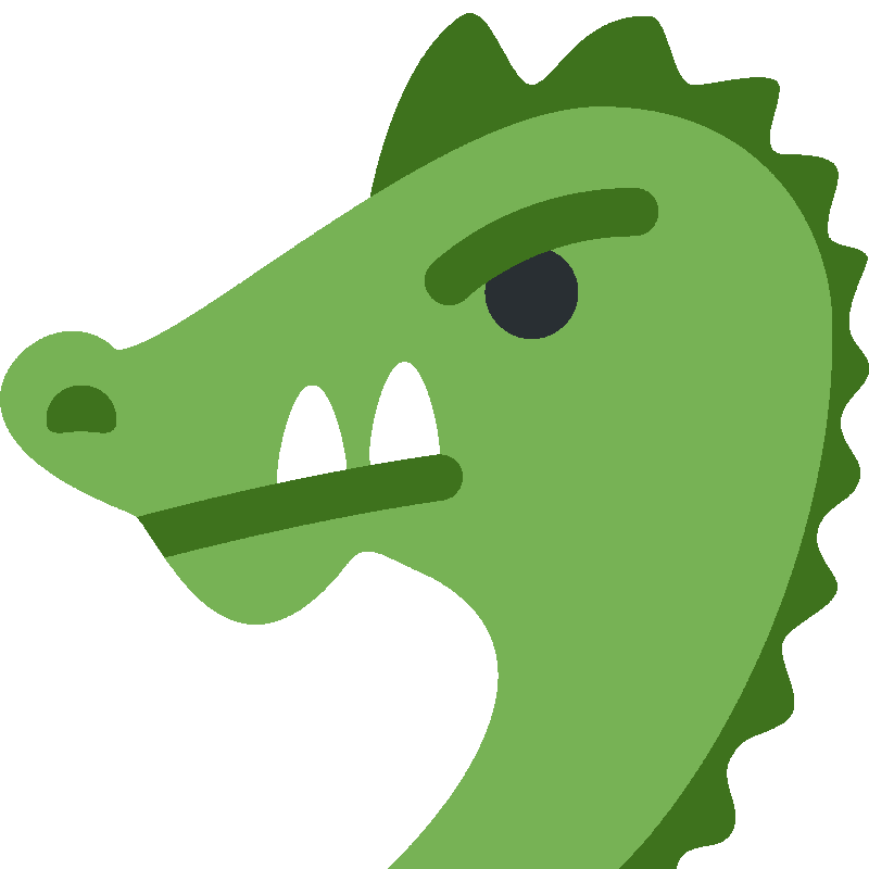 Sticker Dragon Face