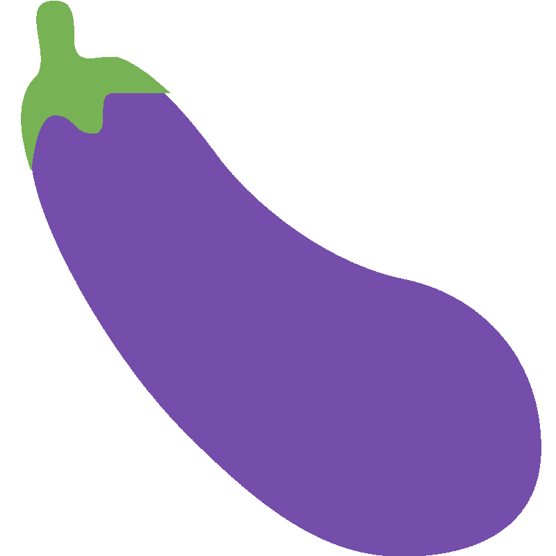 Sticker Eggplant