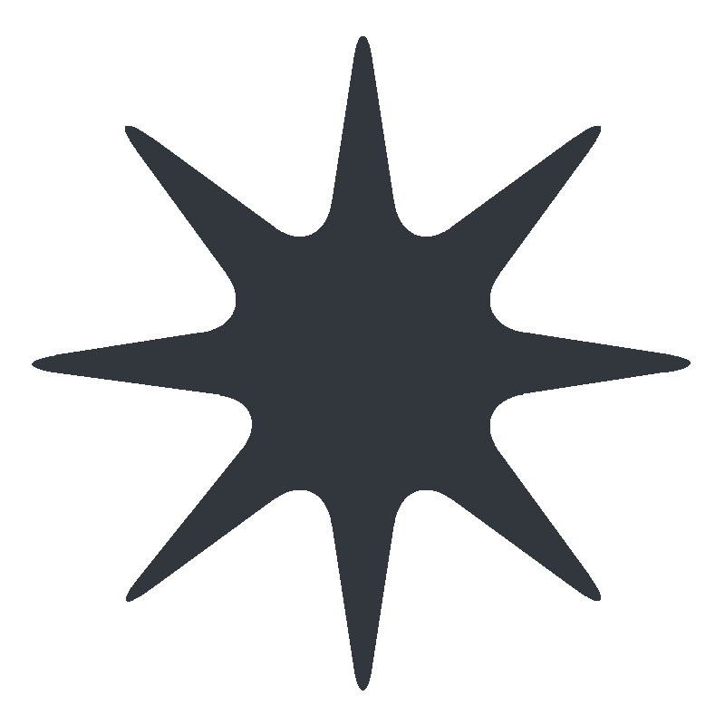 Sticker Eight-pointed Star