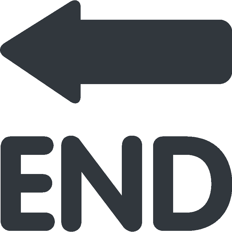 Sticker END Arrow