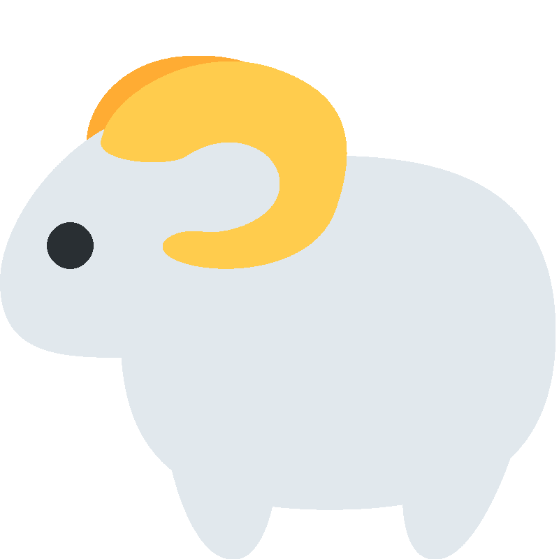 Sticker Ewe