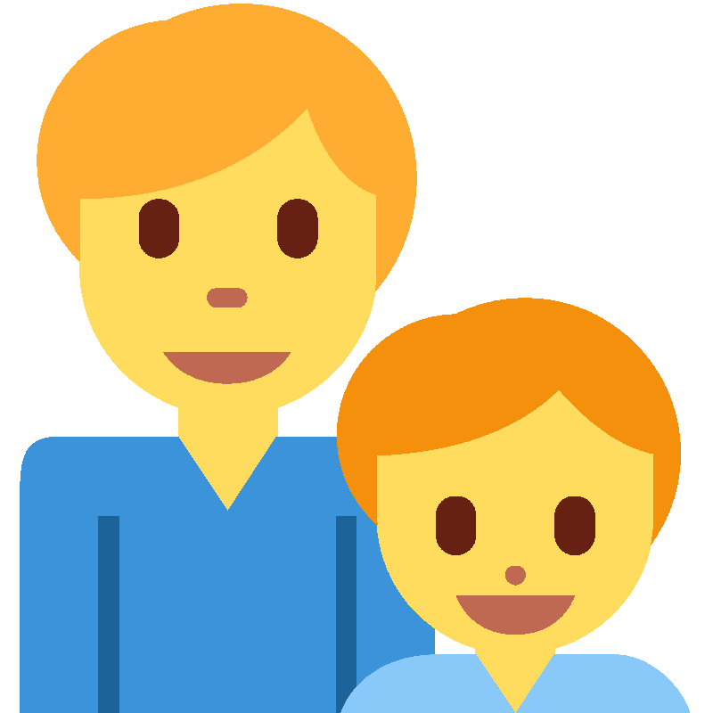 Sticker Family: Man, Boy