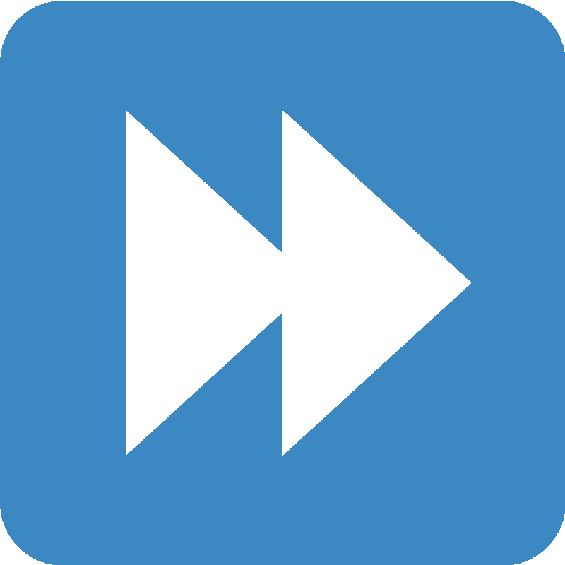 Sticker Fast-forward Button